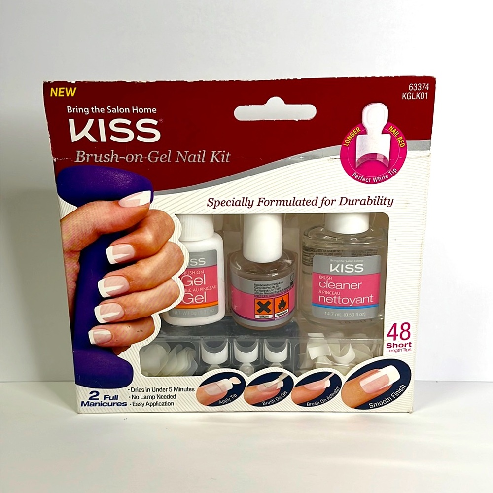KISS, Brush On Nail Gel Nail Kit